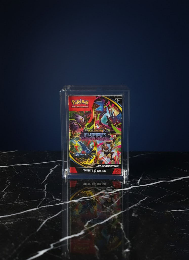 Protection Acrylique Bundle 6 boosters Pokémon Keep It Sealed