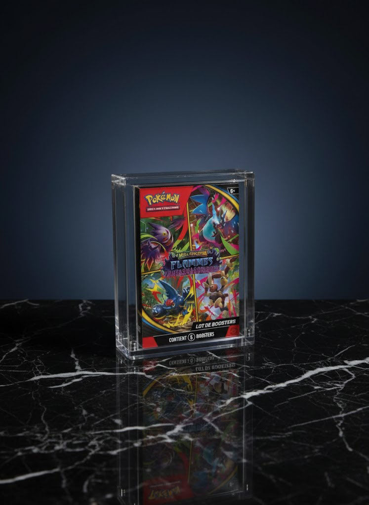 Protection Acrylique Bundle 6 boosters Pokémon Keep It Sealed