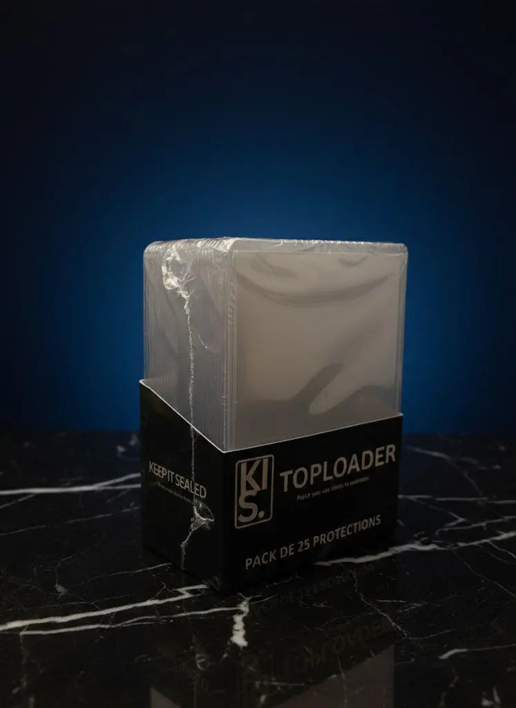lot de toploader transparent 25 pièce 